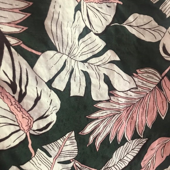 Gianni Bini Button Up High Low Leafy Dress - Picture 6 of 14